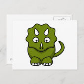 漫画の恐竜 ポストカード (正面/裏面)