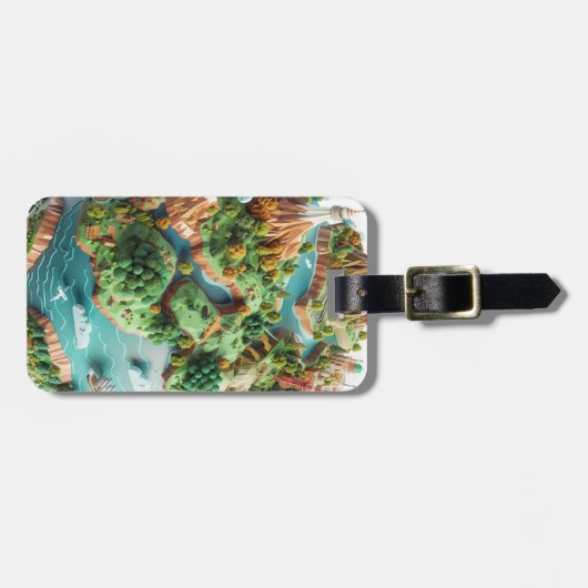 漫画の惑星 ラゲッジタグ (正面横)