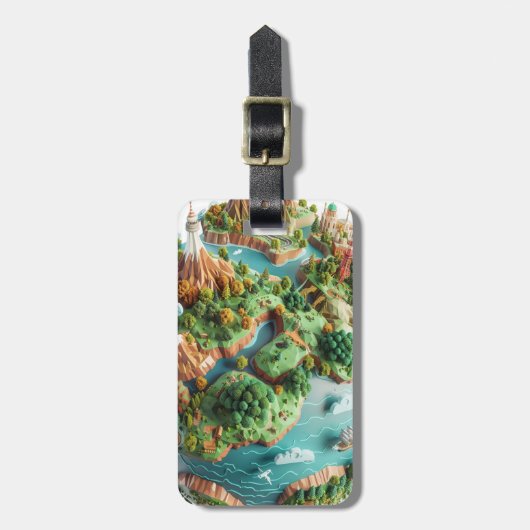 漫画の惑星 ラゲッジタグ (正面縦)