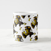 漫画の戦うワシ ジャンボコーヒーマグカップ (正面)