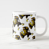 漫画の戦うワシ ジャンボコーヒーマグカップ (右)