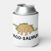 漫画の手で描かれたタコ恐竜タコサウルスレックス 缶クーラー (缶正面)