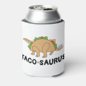 漫画の手で描かれたタコ恐竜タコサウルスレックス 缶クーラー (缶裏面)