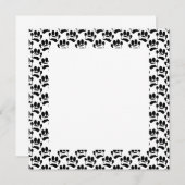 漫画の手と骨のパターンDIY 空白の (正面/裏面)