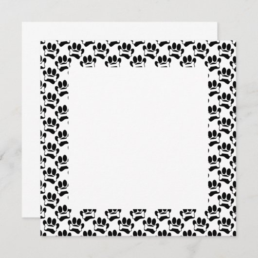 漫画の手と骨のパターンDIY 空白の (正面/裏面)