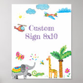 漫画の手を描くドードルのカスタム徴候 ポスター (正面)