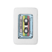 漫画の手描きのカセットテープ(組合せそれ) バスマット (正面縦)