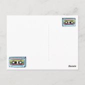 漫画の手描きカセットテープ(混ぜる) ポストカード (裏面)