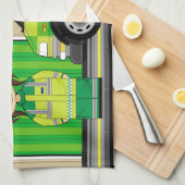 漫画の救急車およびEMT キッチンタオル (四つ折り)