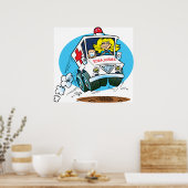 漫画の救急車 ポスター (キッチン)