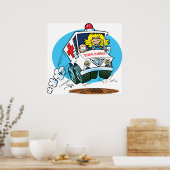 漫画の救急車 ポスター (キッチン)
