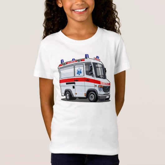 漫画の救急車 Tシャツ (正面)