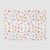 漫画の文字のシームレスなパターン 薄葉紙 (正面)