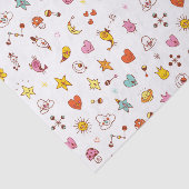 漫画の文字のシームレスなパターン 薄葉紙 (詳細)