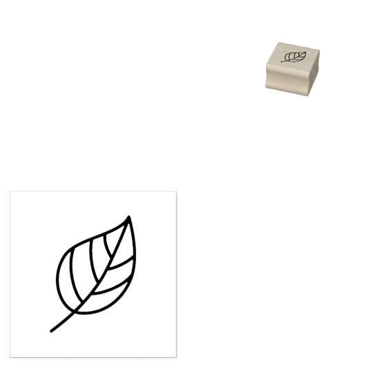 漫画の木の葉のロイヤリティ1つの無料クーポンカードを取得 ラバースタンプ (押印)