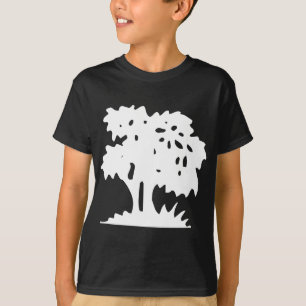 漫画の木 – 白 Tシャツ