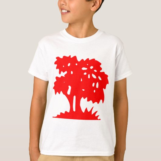 漫画の木 – 赤 Tシャツ (正面)