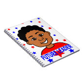 漫画の未来のリーダーのイメージのノート ノートブック (右側)