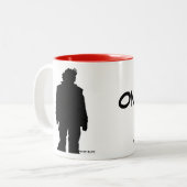 漫画の本および写実的な小説MOOCのマグ ツートーンマグカップ (正面左)