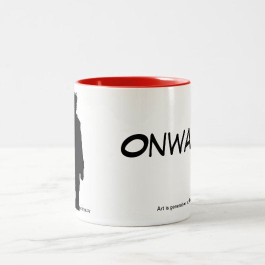 漫画の本および写実的な小説MOOCのマグ ツートーンマグカップ (中央)