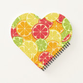 漫画の柑橘系ノート ノートブック (裏面)