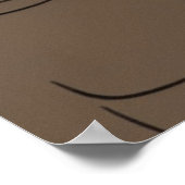 漫画の楽しい古いマザー・ハバードの童謡 ポスター (角)