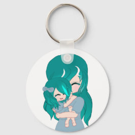 漫画の母と娘のキーチェーン キーホルダー