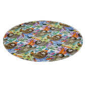 漫画の水彩画の怠惰パターン カッティングボード (角)