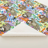 漫画の水彩画の怠惰パターン シェルパブランケット (3/4)