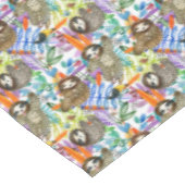 漫画の水彩画の怠惰パターン テーブルクロス (アングル)