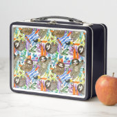 漫画の水彩画の怠惰パターン メタルランチボックス (インサイチュ)