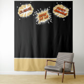 漫画の泡の名言 ウェディングフォト背景 タペストリー (インサイチュ)