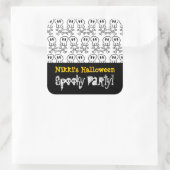 漫画の海賊スカル&ボーンズキッドハローウィンパーティ スクエアシール (バッグ)