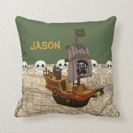 漫画の海賊船は個人化なります クッション