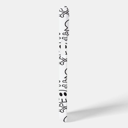 漫画の海賊船スカルボーンズおもしろい少年 Case-Mate iPhoneケース (裏面 / 右)