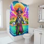 漫画の海賊 シャワーカーテン (インサイチュ)