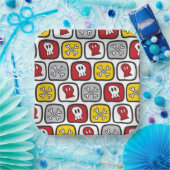 漫画の海賊/スケルトンスカル&ボーンハロウィーン ペーパープレート (パーティー)