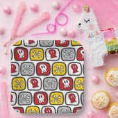 漫画の海賊/スケルトンスカル&ボーンハロウィーン ペーパープレート (パーティー)