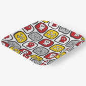 漫画の海賊/スケルトンスカル&ボーンハロウィーン ペーパープレート (傾斜あり)