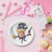 漫画の海賊 ペーパープレート (パーティー)