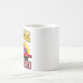 漫画の消防車のTシャツ コーヒーマグカップ (中央)