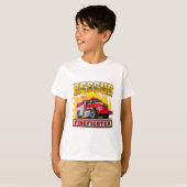 漫画の消防車のTシャツ Tシャツ (正面フル)