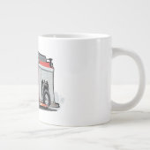 漫画の消防車 ジャンボコーヒーマグカップ (右)