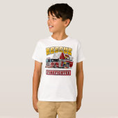 漫画の消防車 Tシャツ (正面フル)
