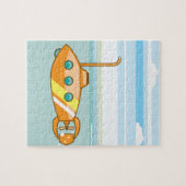 漫画の潜水艦 ジグソーパズル (横)