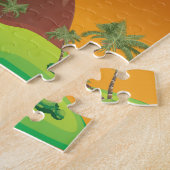 漫画の火山噴火2 ジグソーパズル (側面)