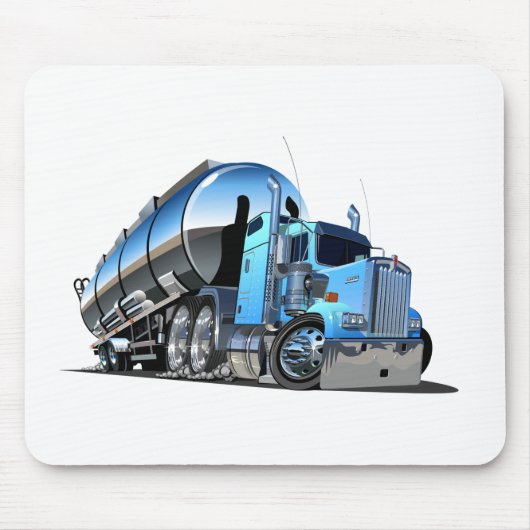 漫画の燃料トラック マウスパッド (正面)