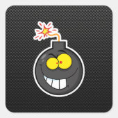 漫画の爆弾お洒落; スクエアシール (正面)