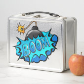 漫画の爆弾の喜劇的なスタイル メタルランチボックス (インサイチュ)