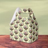 漫画の牛の絵画イースター卵のパターンの好意ボックス フェイバーボックス